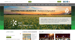Desktop Screenshot of indianchemicalcouncil.com